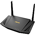 Asus RT-AX56U Wi-Fi 6 IEEE 802.11ax Ethernet Wireless Router - 2.40 GHz ISM Band - 5 GHz UNII Band - 2 x Antenna(2 x External) - 225 MB/s Wireless Speed - 4 x Network Port - 1 x Broadband Port - USB - Gigabit Ethernet - VPN Supported - Desktop 1 thumbnail image