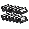 Pacon® Junior Composition Books, Wide Ruled, 5" x 7-1/2", Black Marble, 100 Sheets, Pack Of 12 Books 1 thumbnail image