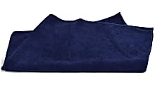 Pro-Clean Basics Microfiber Terry Hand Towels, 16" x 27", Navy, Pallet Of 2,700 Towels 1 thumbnail image