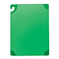 San Jamar Saf-T-Grip® Cutting Board, 3/8"H x 6"W x 9"D, Green 1 thumbnail image