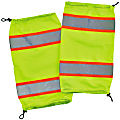 Ergodyne GloWear 8009 Hi-Vis Class E 2-Tone Mesh Leg Gaiters, One Size, Lime