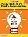 Scholastic Week-By-Week Homework: Reading Comprehension Workbook, Grade 1