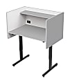 Balt Study Carrel, Grey 1 thumbnail image