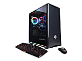 CyberPowerPC Gamer Xtreme Liquid Cool GLC2500V6 - Mid tower - Core i7 11700KF / 3.6 GHz - RAM 16 GB - SSD 500 GB - NVMe, HDD 2 TB - GF RTX 3060 - GigE - WLAN: 802.11a/b/g/n/ac - Win 10 Home 64-bit - monitor: none - black