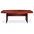 Realspace® Broadstreet Conference Table, Boat-Shaped, Cherry
