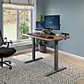 VARI Electric Standing Desk With ComfortEdge, 48"W, Walnut 1 thumbnail image
