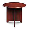 Realspace® Broadstreet Conference Table, Round, 37 3/4" Diameter, Cherry