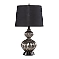 SEI Lyratta Table Lamp, 24-1/2"H, Black/Silver