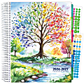 2026-2027 Excello Brands Weekly/Monthly Academic Year Deluxe Teacher Planner, 8-1/2" x 11", Tree Seasons, August To July, Total Qty 1 1 thumbnail image