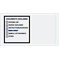 Tape Logic® Preprinted Packing List Envelopes, Transportation, Documents Enclosed, 5 1/2" x 10", Printed Clear, Case Of 1,000 1 thumbnail image