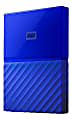 Western Digital My Passport™ 1TB Portable External Hard Drive, USB 2.0/3.0, WDBYNN0010BBL-WESN, Blue 1 thumbnail image