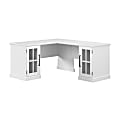 Bush Furniture Westbrook 60"W L-Shaped Desk With Storage, White Ash, Standard Delivery 1 thumbnail image