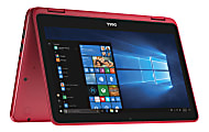 Dell™ Inspiron i3185 2-In-1 Laptop, 11.6" Touch Screen, AMD A6, 4GB Memory, 64GB eMMC Storage, Windows® 10, i3185-A626RED-PUS