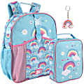 Up We Go Backpack With Lunch Bag And Keychain, Rainbow