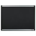 Lorell® Mesh Fabric Bulletin Board, 36" x 48", Aluminum Frame With Silver Finish