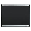 Lorell® Mesh Fabric Covered Bulletin Board, 24" x 36", Aluminum Frame With Black Finish