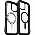 OtterBox iPhone 15, iPhone 14 & iPhone 13 Defender Series XT Clear Case With Magsafe - For Apple iPhone 15, iPhone 14, iPhone 13 Smartphone - Black, Clear