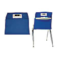 Seat Sack Chair Pocket, Small, 12", Blue, Pack Of 2