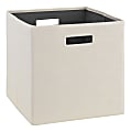 Linon Emmet Storage Bins, Medium Size, Ivory, Pack Of 2 1 thumbnail image