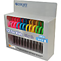 Westcott® Kids School Pack Scissors, 5", Blunt, Assorted Colors, Pack Of 12 1 thumbnail image