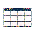 Day Designer Laminated Monthly Wall Calendar, 36” x 24”, Peyton Navy, January To December 2023, 103632