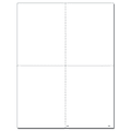 ComplyRight W-2 Inkjet/Laser Blank Tax Forms, With B, C, 2 And 1 Employee Copies, 4-Up, 8 1/2" x 11", Pack Of 50 Forms