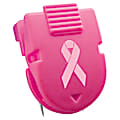 Advantus Panel Wall Clips, Pack Of 10, Breast Cancer Awareness, Pink