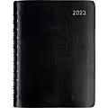 Office Depot® Brand Daily Planner, 4" x 6", Black, January To December 2023, OD711200