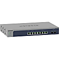 Netgear MS510TXUP Ethernet Switch - 8 Ports - Manageable - 3 Layer Supported - Modular - 380 W Power Consumption - 295 W PoE Budget - Twisted Pair, Optical Fiber - PoE Ports - Rack-mountable, Desktop - Lifetime Limited Warranty
