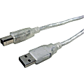 APC Cables 16F USB 2.0, USB-A/USB-B Clear - 16 ft USB Data Transfer Cable - First End: 1 x Type A Male USB - Second End: 1 x Type B Male USB - Translucent 1 thumbnail image