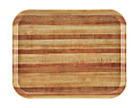 Cambro Camtray Rectangular Serving Trays, 14" x 18", Light Butcher Block, Pack Of 12 Trays 1 thumbnail image