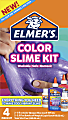 Elmer's® Color Slime Kit With Washable Glue & Slime Activator, Assorted Colors, Pack Of 4