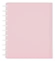 TUL® Discbound Student Notebook With Poly Cover, Letter Size, 3-Subject, Narrow Ruled, 75 Sheets, Pink