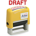 SKILCRAFT® Pre-Inked Message Stamp, "DRAFT", Red Ink 1 thumbnail image