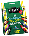 Sargent Art® Washable Big Ones Crayons, Assorted Colors, Box Of 8 1 thumbnail image