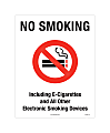 ComplyRight™ Federal Specialty Posters, No Smoking Or E-Smoking, English, 8 1/2" x 11"