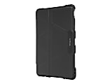 Targus Pro-Tek Rotating - Flip cover for tablet - rugged - polyurethane, faux leather - black - for Samsung Galaxy Tab S4 (10.5 in) 1 thumbnail image