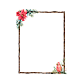 Geo Studios Holiday-Themed Letterhead Paper, 8-1/2” x 11”, Poinsettia, Pack Of 70 Papers 1 thumbnail image