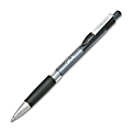 SKILCRAFT® Glide Retractable Ballpoint Pens, Fine Point, 0.7 mm, 48% Recycled, Translucent Black Barrel, Black Ink, Pack Of 3 (AbilityOne 7520-01-587-9640)