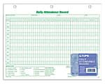 TOPS Daily Attendance Record 8 12 x 11 Pack Of 50 - Office Depot