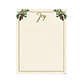 Geo Studios Holiday-Themed Foiled Letterhead Paper, 8-1/2” x 11”, Gold Foil, Pack Of 40 Sheets