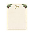 Geo Studios Holiday-Themed Foiled Letterhead Paper, 8-1/2” x 11”, Joy ,Gold Foil, Pack Of 40 Sheets 1 thumbnail image