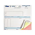 TOPS 3-Part Carbonless Shipper/Packing Forms - Carbonless Copy - 8 1/2" x 7" Sheet Size - White Sheet(s) - Blue Print Color - 50 / Pack