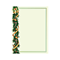 Geo Studios Holiday-Themed Foiled Letterhead Paper, 8-1/2” x 11”, Garland, Gold Foil, Pack Of 40 Sheets 1 thumbnail image