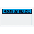 Tape Logic® Preprinted Packing List Envelopes, Packing List Enclosed, 5 1/2" x 10", Blue, Case Of 1,000 1 thumbnail image
