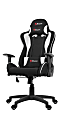 Arozzi Forte Ergonomic Fabric High-Back Gaming Chair, White/Black