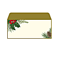 Geo Studios #10 Holiday-Themed Envelopes, Moisture Seal, Vintage Holly, Pack Of 35 Envelopes 1 thumbnail image