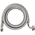 Certified Appliance Accessories Braided Stainless Steel Dishwasher Connector with FGH Elbow - 48" - Silver, Stainless Steel - DW48SSL 1 thumbnail image