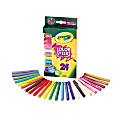 Crayola 24 Color Sticks Woodless Colored Pencils - Red, Red Orange, Orange, Yellow, Yellow Green, Green, Sky Blue, Blue, Violet, Brown, Black, ... Lead - 24 / Set 1 thumbnail image