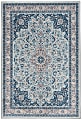 Linon Innova Area Rug, 2-9/53' x 3-9/53', Bain Blue/Taupe 1 thumbnail image